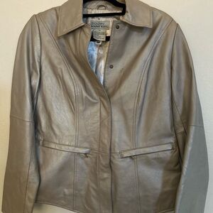 Bradley Women's Metallic Leather Jacket